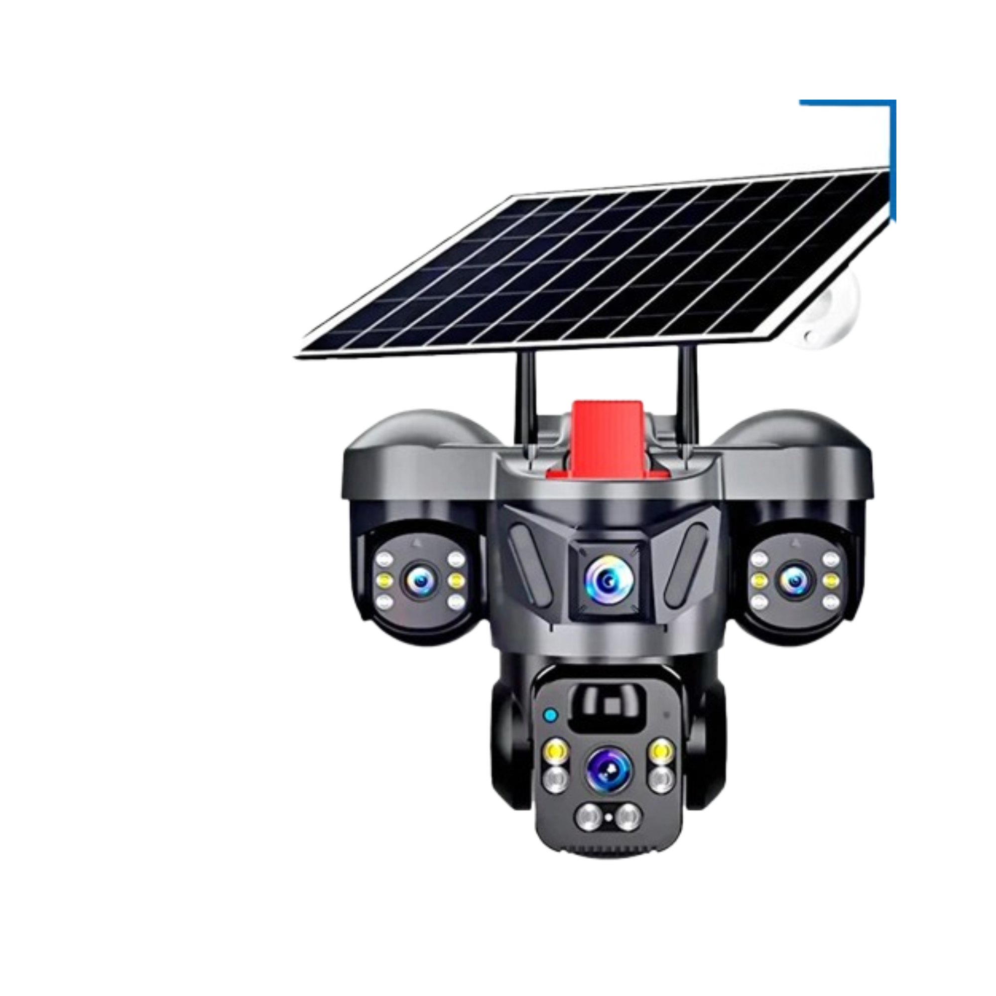 Vextron™ 4G SIM Card Solar Security Camera (Triple-Lens &amp; 360° Vision)
