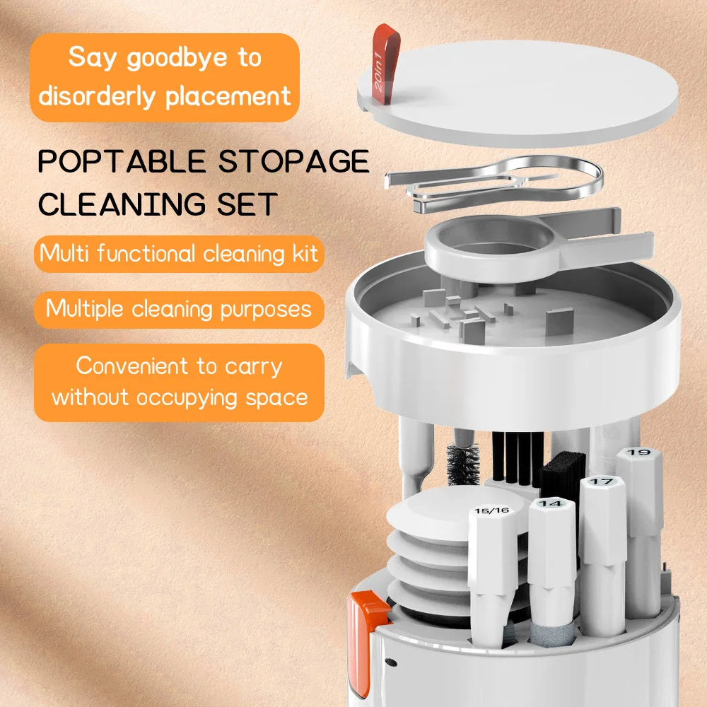VEXTRON™ 20-in-1 Multi-Function Electronics Cleaning Kit